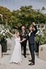 bride and groom in their wedding ceremony as newly husband and wife- Hawke's Bay Wedding