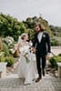 bride and groom walking down the aisle as newly husband and wife- Hawke's Bay Wedding