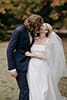 bride and groom kissing in the middle of Hawke's Bay- Hawke's Bay Wedding