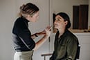 bride getting ready for the wedding ceremony- Waikanae Wedding