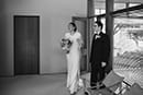 bride and groom meeting their guests- Waikanae Wedding