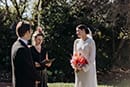 bride and groom in their wedding ceremony- Waikanae Wedding