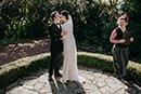 bride and groom in their first kiss as husband and wife- Waikanae Wedding