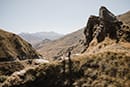 bride and groom in the middle of the wonders of nature- New Zealand Elopements