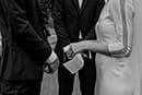 bride and groom in their wedding ceremony- New Zealand Elopements